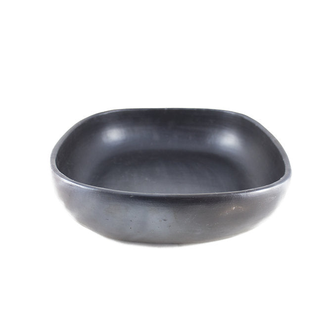 Plat carré sans anse en argile 100% biologique - La Chamba