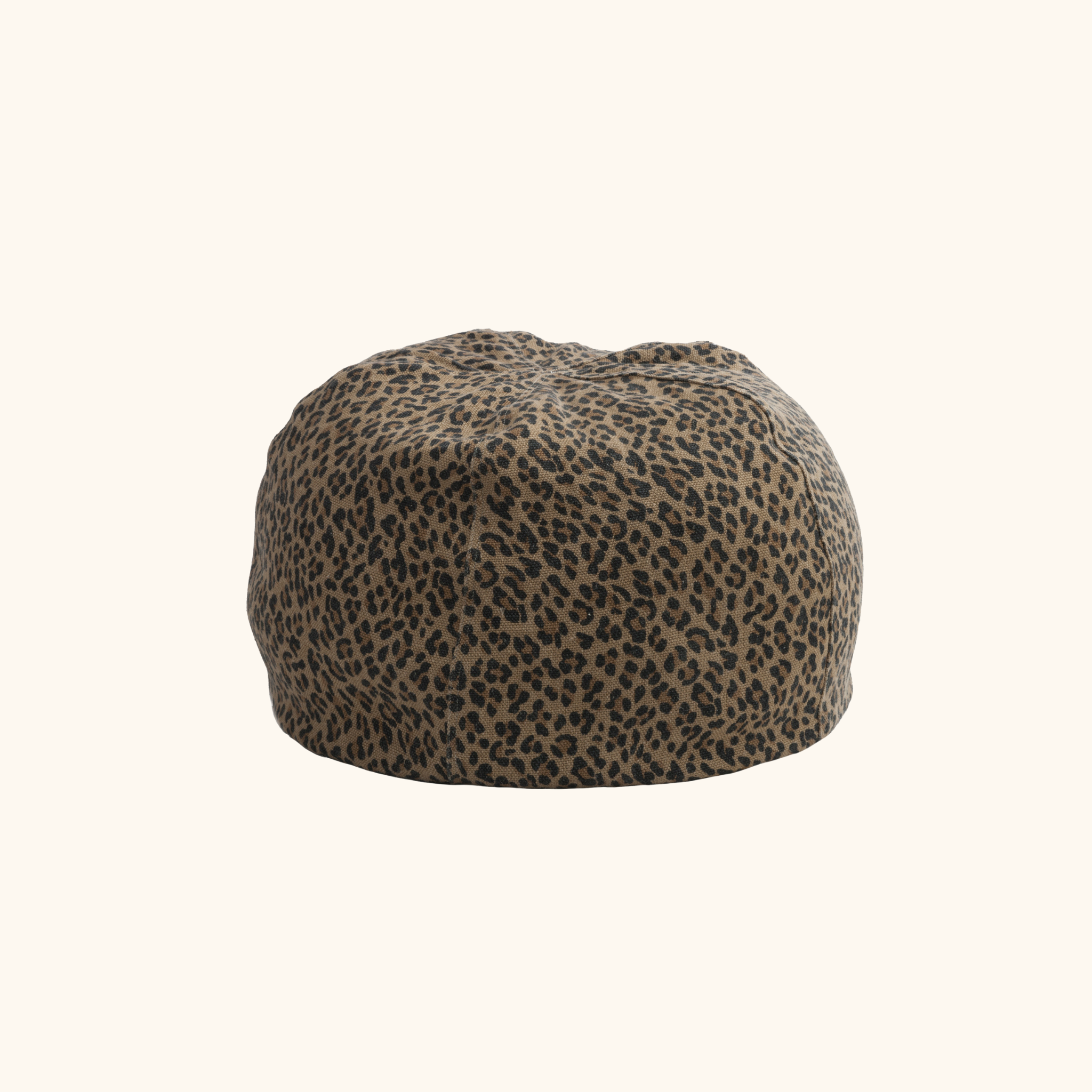 Pouf bulle - Lin Wabi Sabi imprimé panthère - 270L