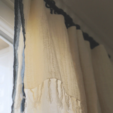 Rideau Surendra - 130 x 300cm - Coton et lin - Curry