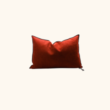 Coussin Vice Versa - Black Line - Chenille soft washed