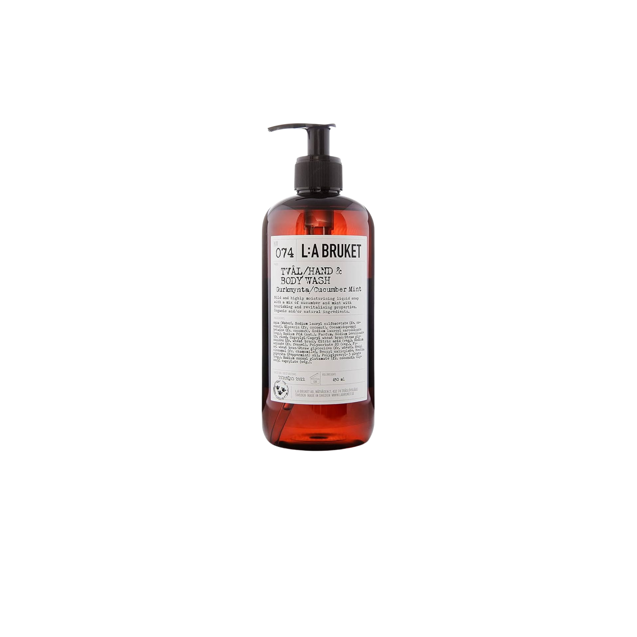 Recharge gel lavant mains et corps - Concombre menthe 074