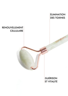 Roller visage en jade - Vert