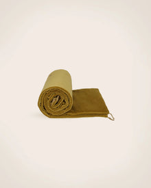 PB couleur Sofa cover VELOURS LAVE, 85cm x 185cm, AMANDE