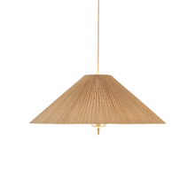 Suspension 1972 en bambou et laiton - Ø60cm