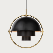 Suspension Multi-Lite laiton et noir