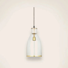 Suspension Drio en verre et laiton – 3 dimensions