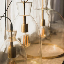 Suspension Drio en verre et laiton – 3 dimensions