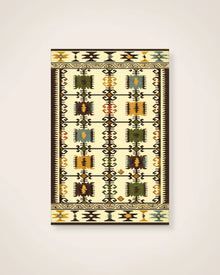 Tapis Bayana - laine en broderie