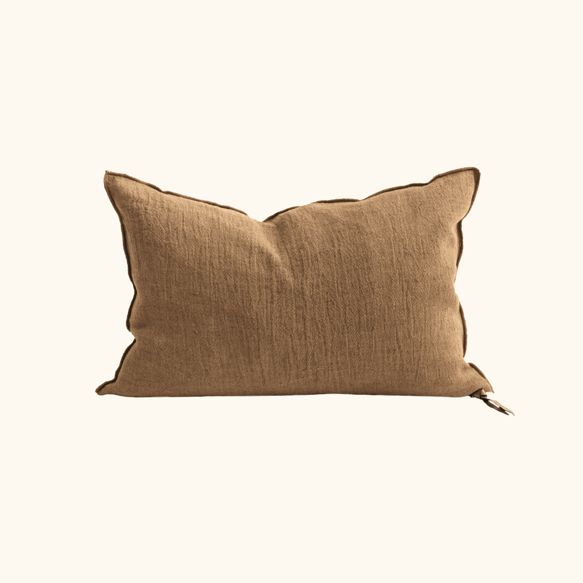Coussin vice versa - Crépon de lin lavé