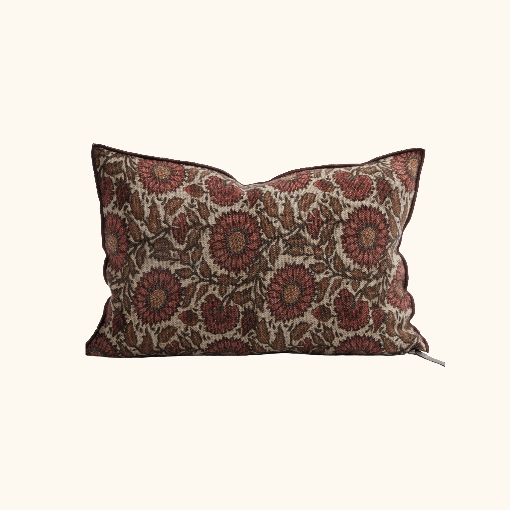 Coussin vice versa - Lin wabi-sabi - Les Tournesols