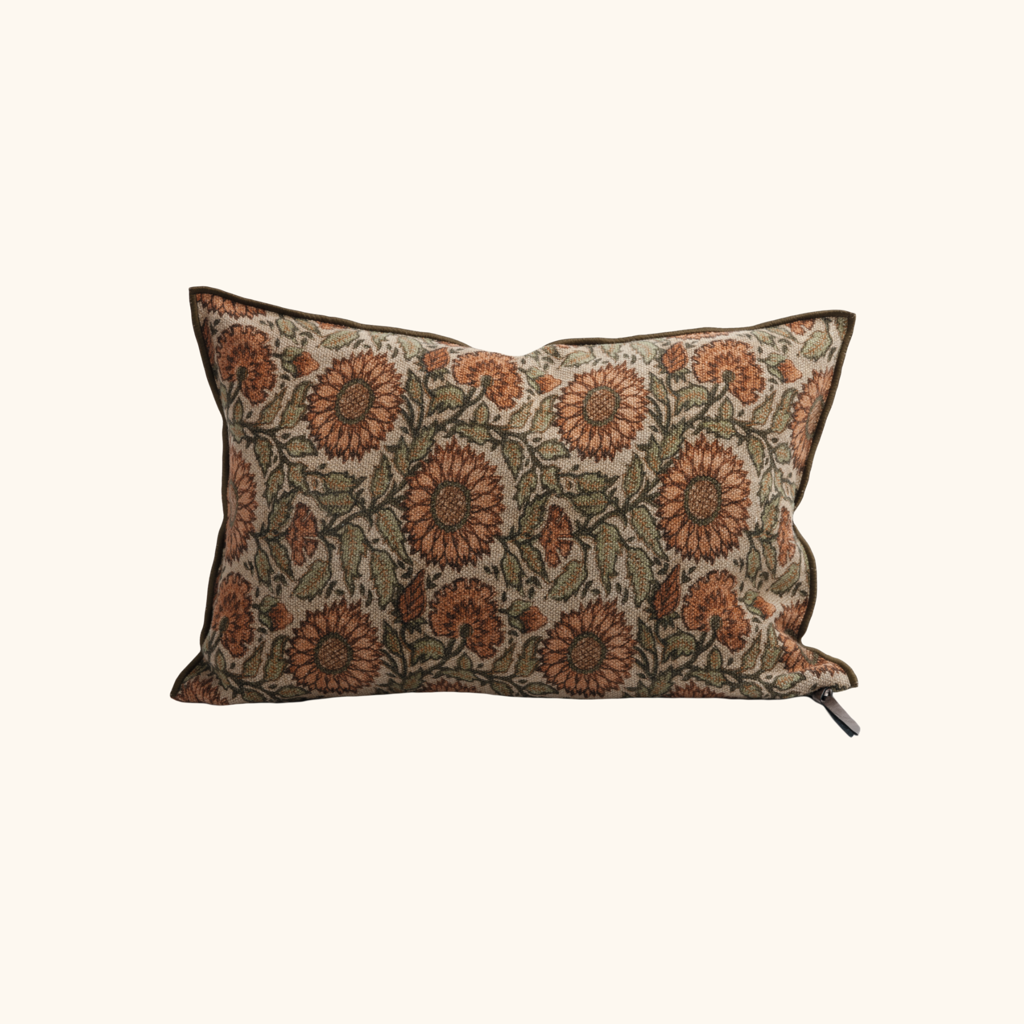 Coussin vice versa - Lin wabi-sabi - Les Tournesols