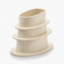 Vase ovale - collection Molly – Beige