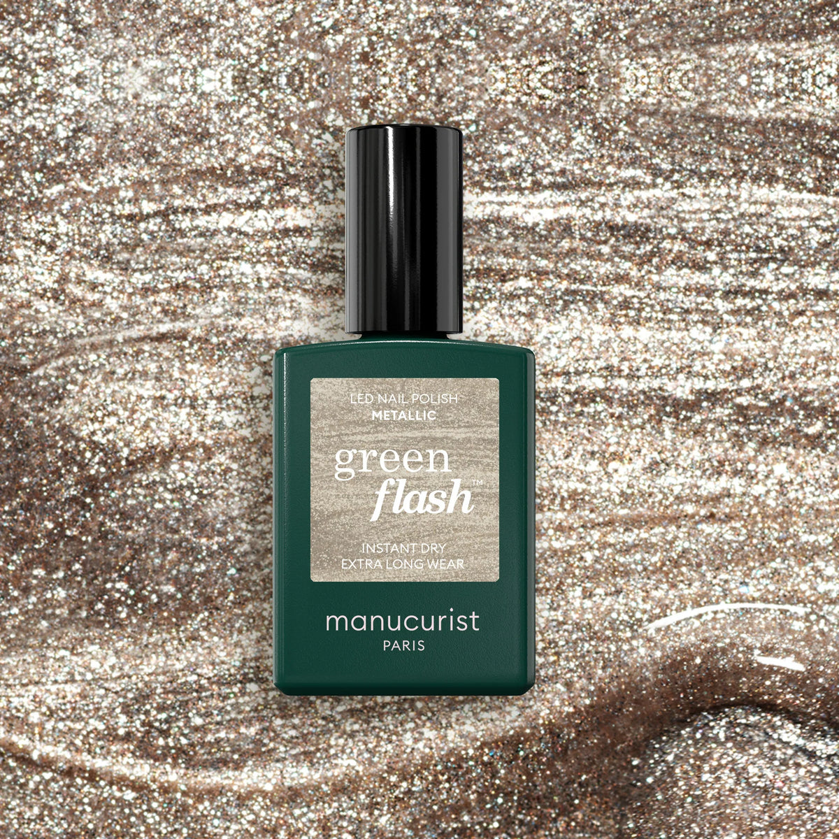 Vernis semi-permanent Green Flash – Metallic