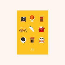 Affiche - 70S - Le Duo - 56 x 76cm