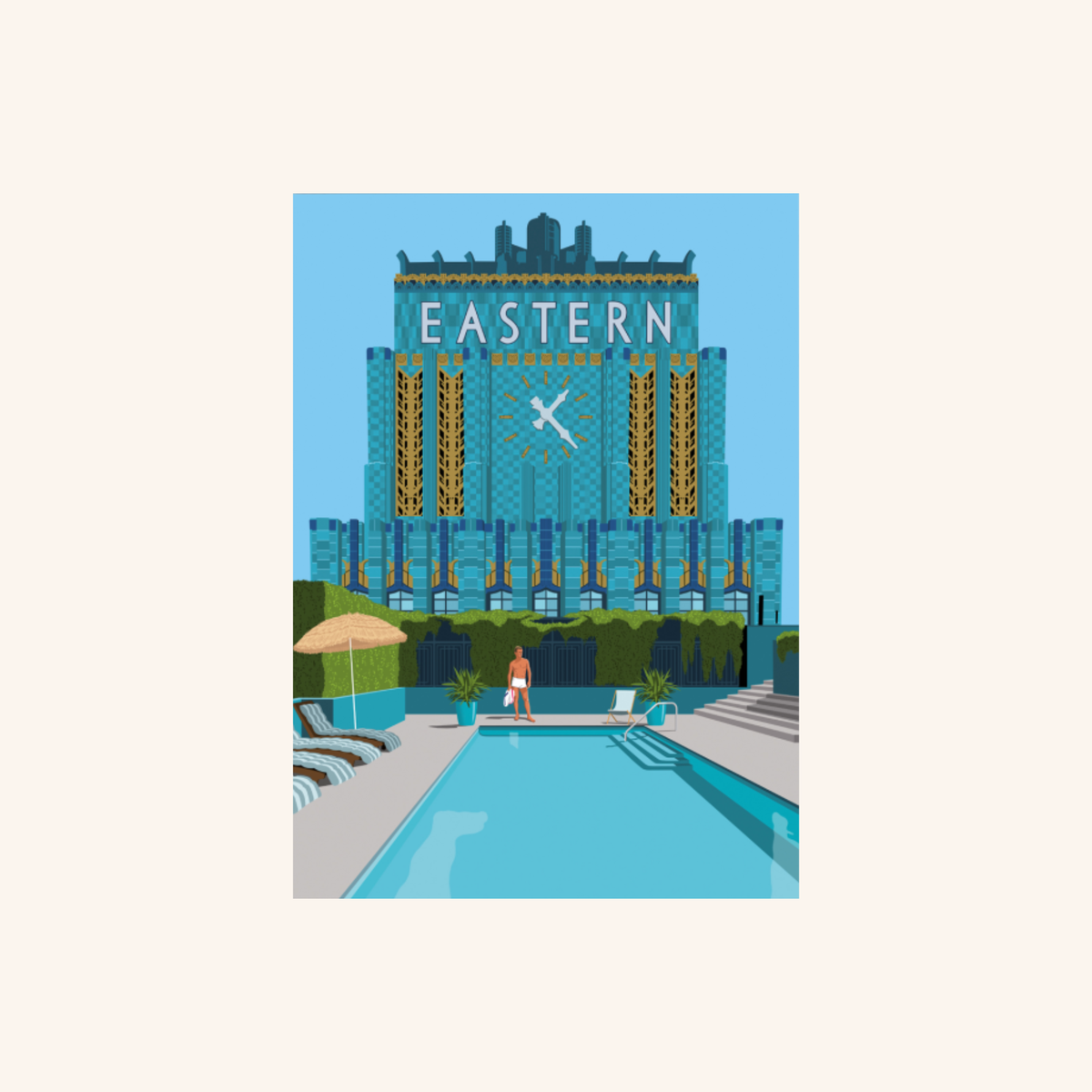 Affiche - Eastern Building - Paulo Mariotti - 40 x 50cm