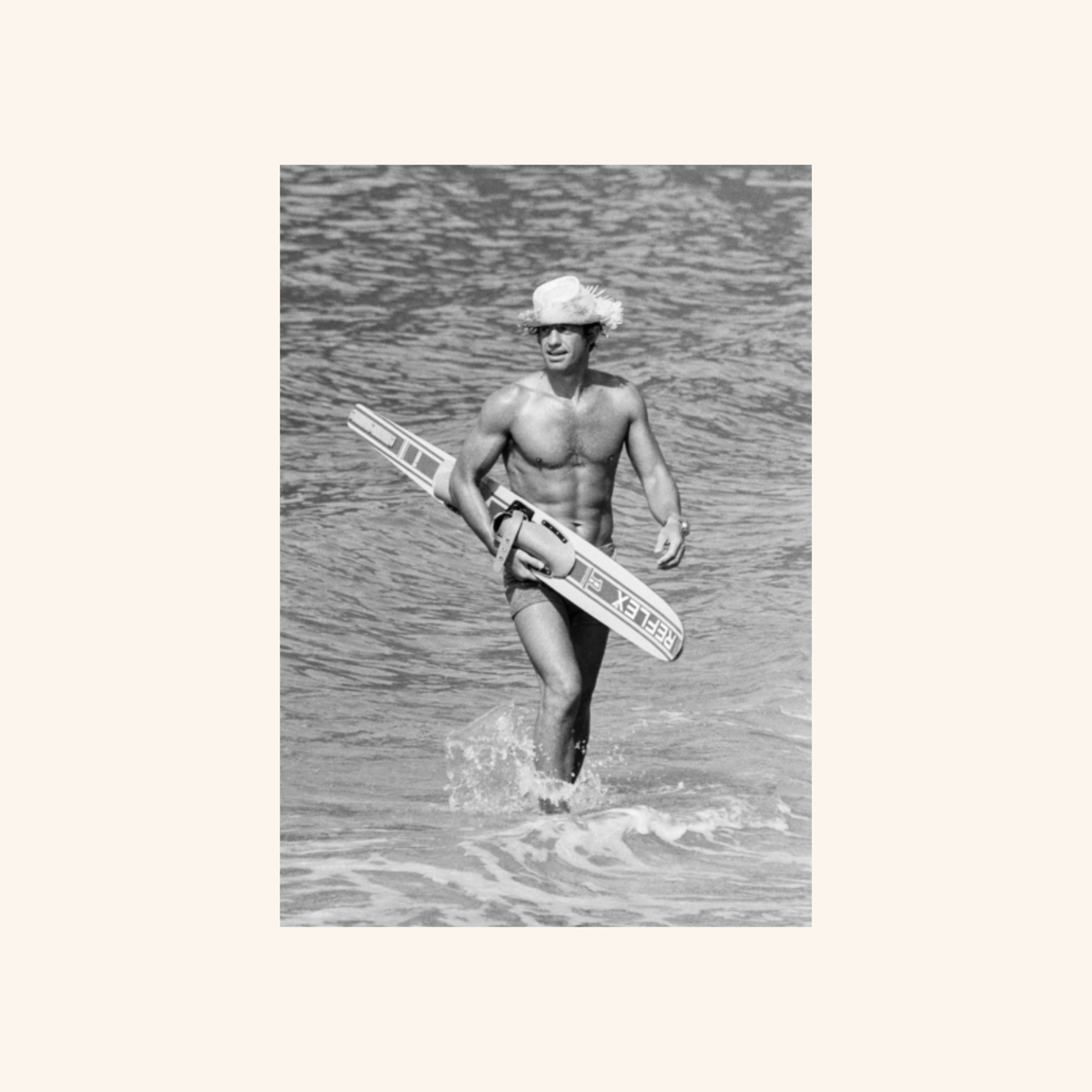 Affiche - Jean-Paul Belmondo Ski Nautique - La Galerie