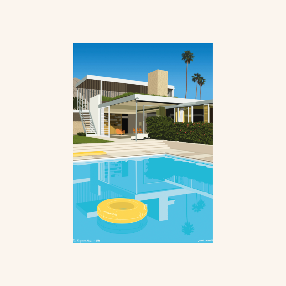 Affiche - Kaufmann House - Paulo Mariotti