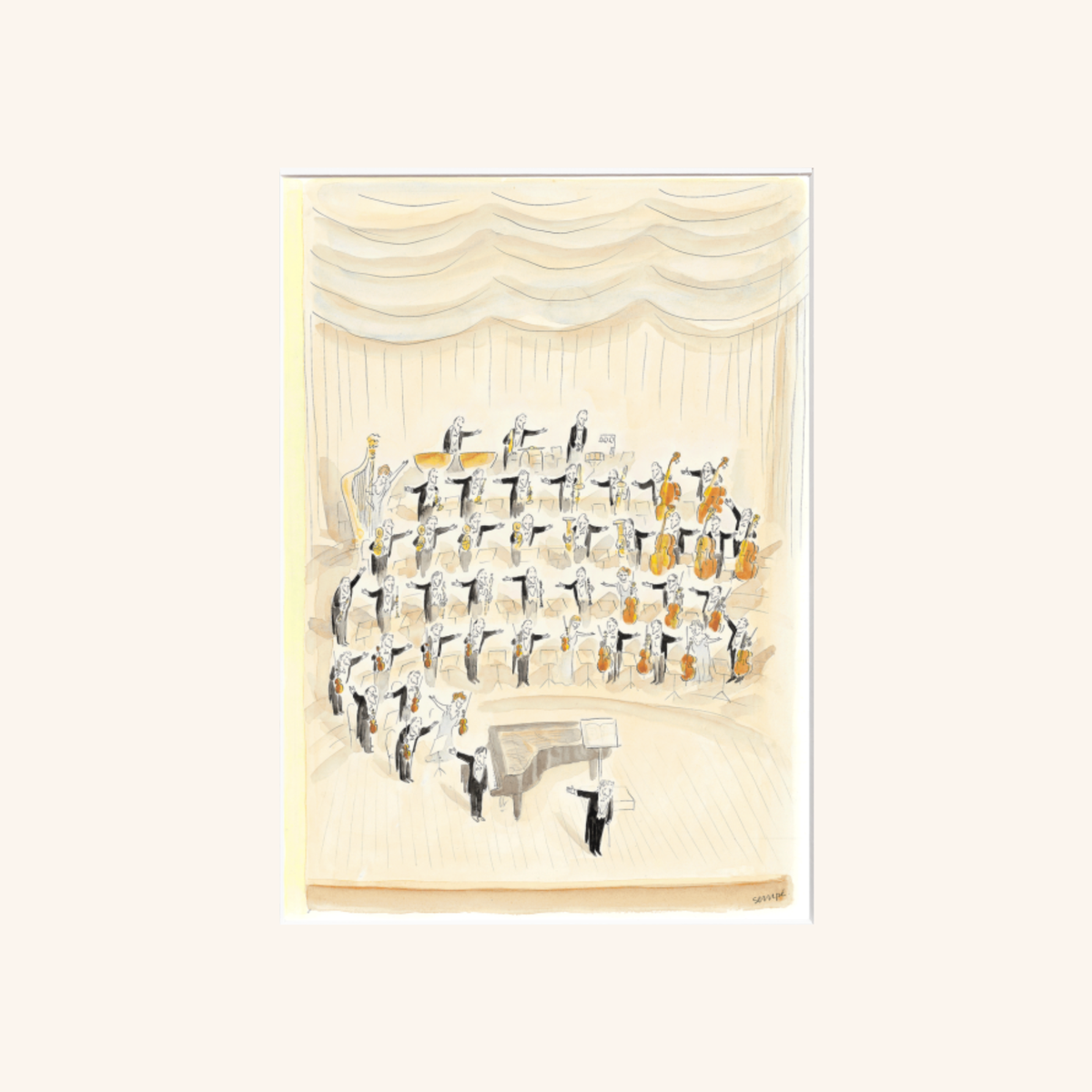 Affiche - Orchestre - Sempé