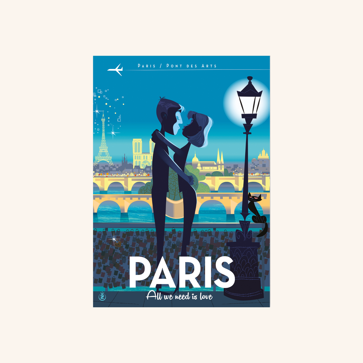 Affiche - Paris Love - Monsieur Z