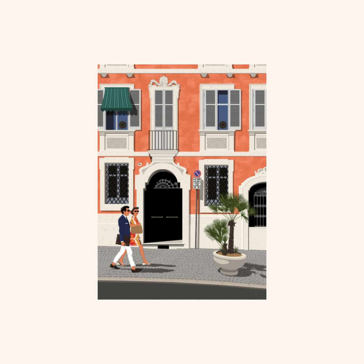 Affiche - Rome - Paulo Mariotti - 40 x 50cm