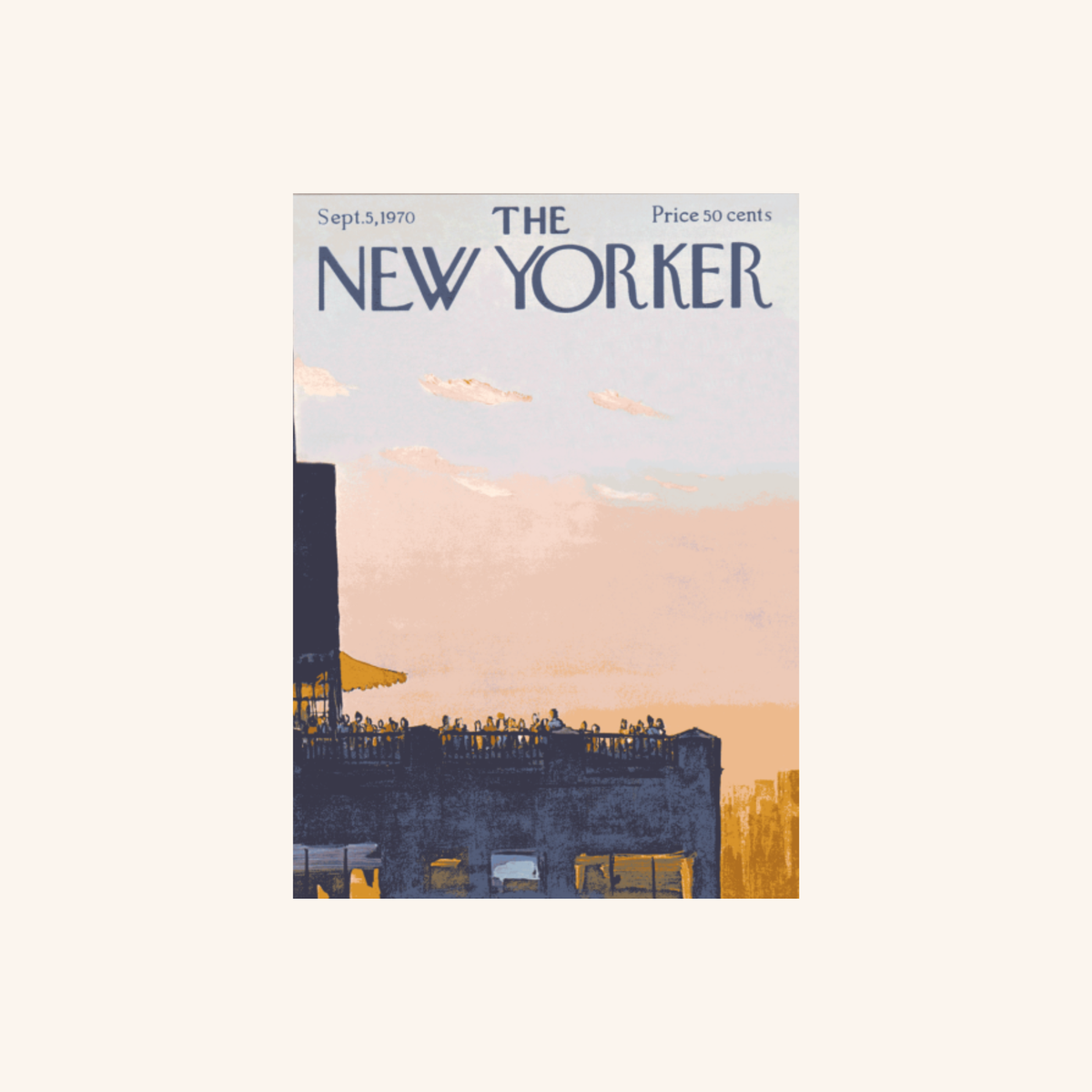 Affiche - Roof Party N°122 - Arthur Getz - The New Yorker