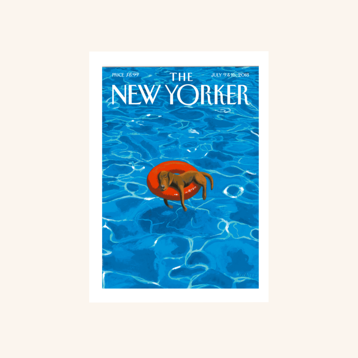 Affiche - The New Yorker 196 Downtime - Mark Ulriksen
