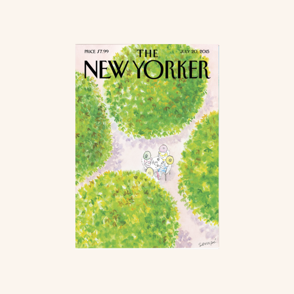 Affiche - Under the Same Hat - The New Yorker