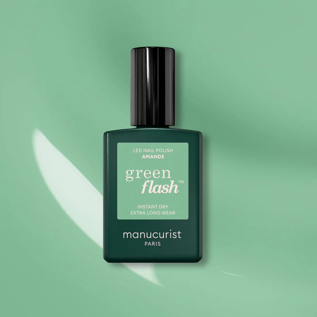 Vernis Green Flash semi-permanent - Amande