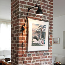 Applique murale - Lampe Gras N°222 - Réflecteur Rond - Noir / Noir - DCW éditions