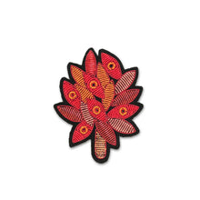 Broche Arbre d’automne brodée à la main