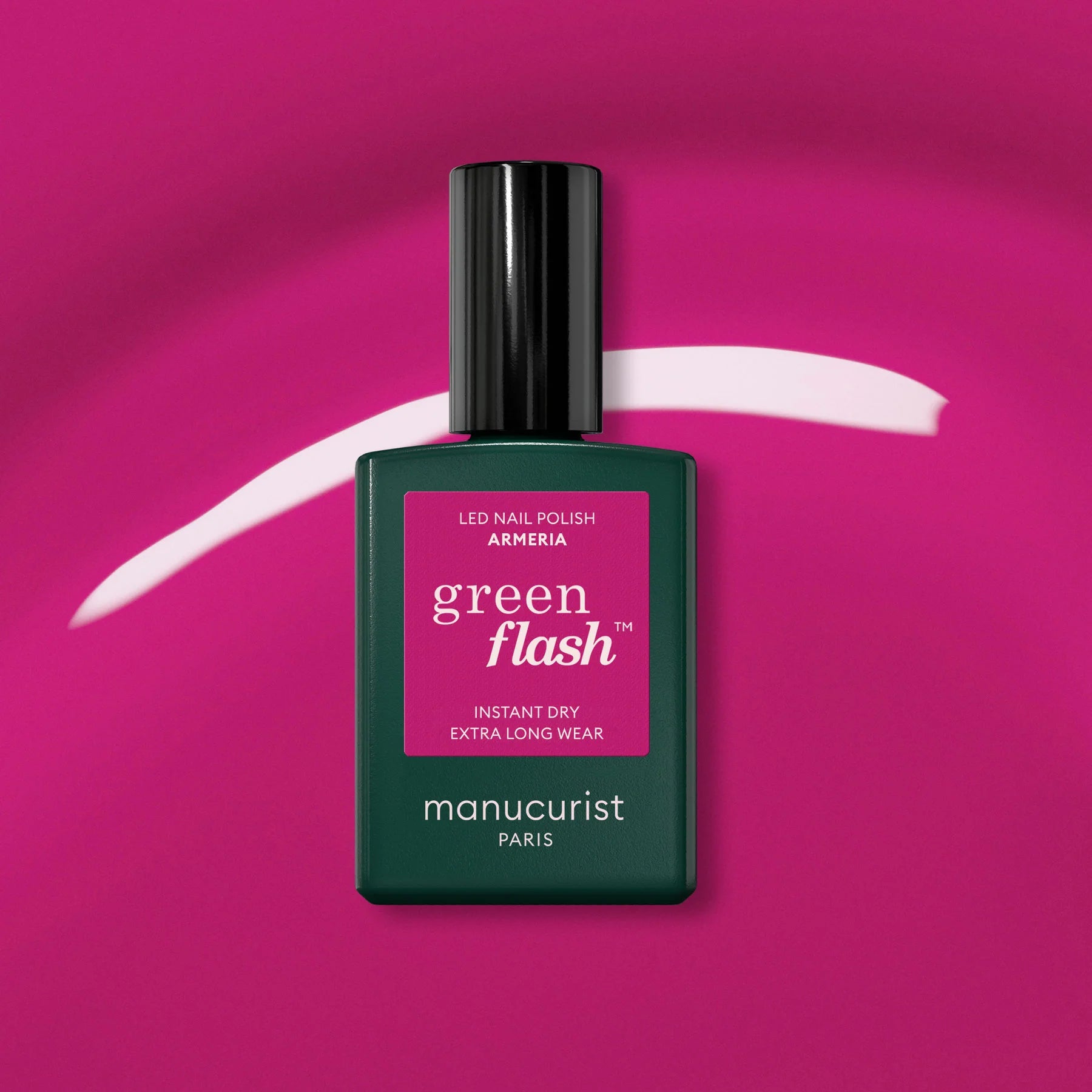 Vernis Green Flash semi-permanent - Armeria