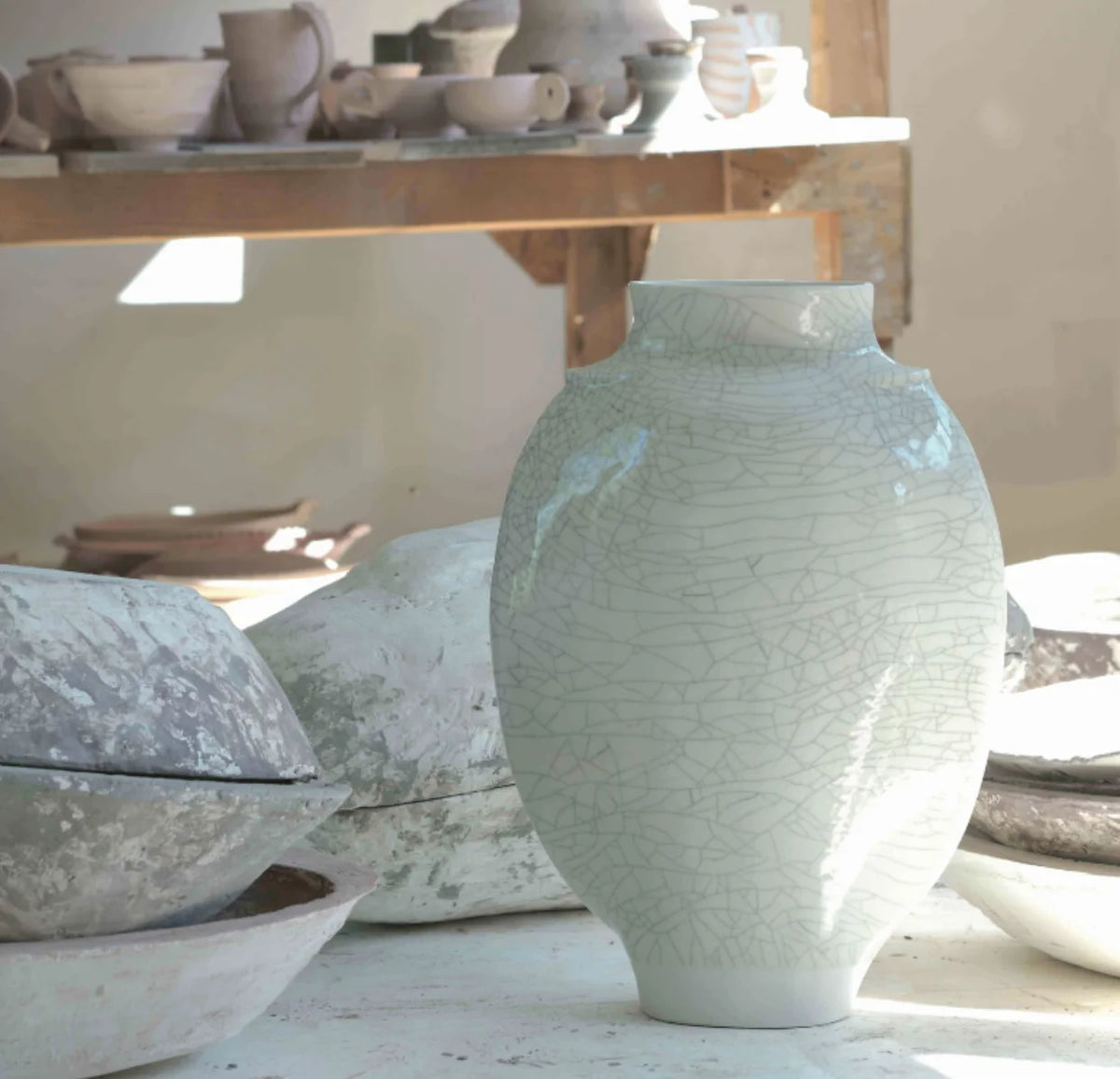 Vase artisan N°1 - Quartz craquelé