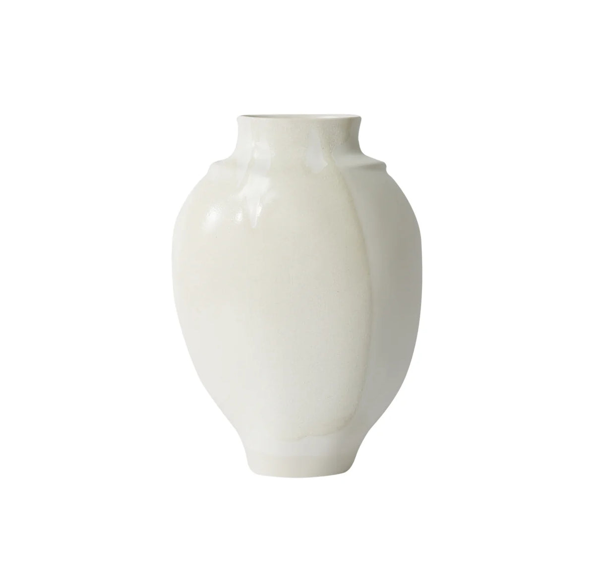 Vase artisan N°4 - Blanc à la cendre