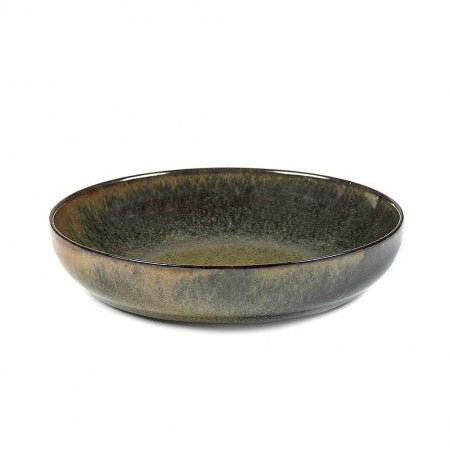 Assiette creuse - collection Surface - M - Indi Grey