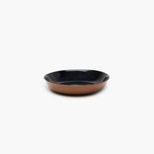 Assiette creuse - collection Terres de Rêves - S - Dark Blue / Rust