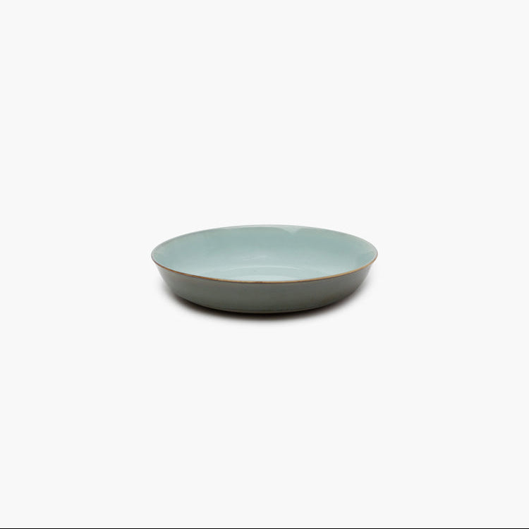 Assiette creuse - collection Terres de Rêves - S - Light Blue / Smoky Blue