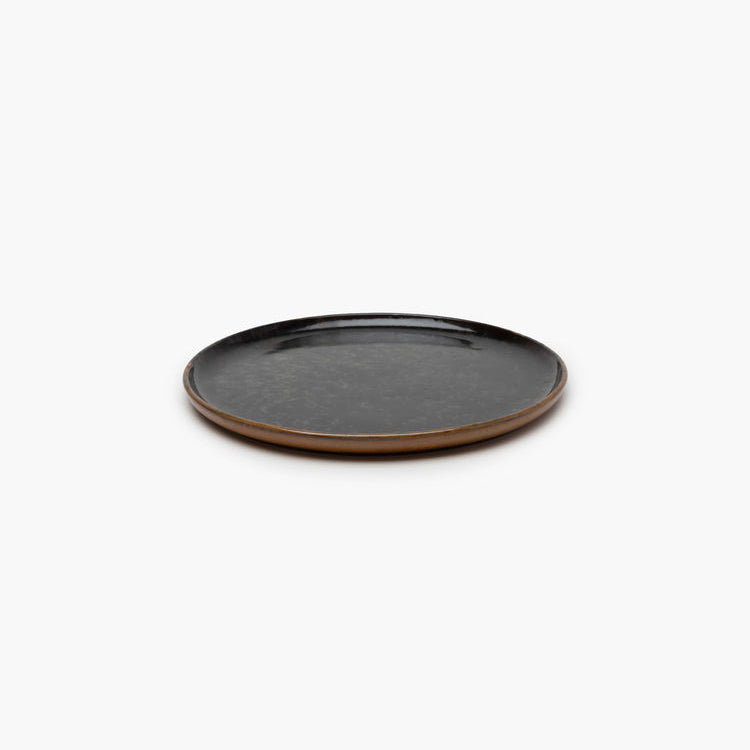 Assiette plate - collection Surface - Indi Gray