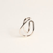 Boucle d'oreille droite - Shell argent