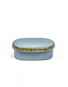 Beurrier ovale - collection Terres de Rêves - Smokey Blue