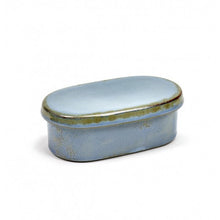 Beurrier ovale - collection Terres de Rêves - Smokey Blue