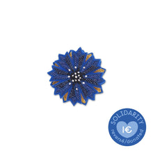 Broche 100 ans avec vous brodée à la main