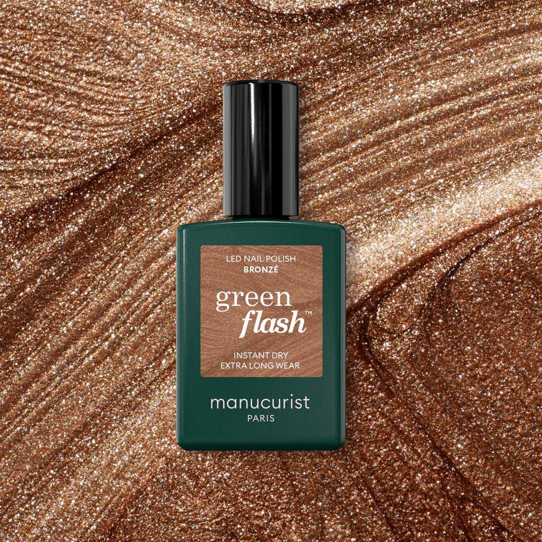 Vernis Green Flash semi-permanent - Bronze