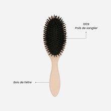 La petite brosse à cheveux - Hêtre et sanglier