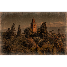 Cadre en papier froissé - Serge Anton - Koutoubia Maroc