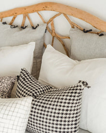 Coussin pied de poule