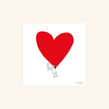 Carte postale - Fille Cœur - Soledad