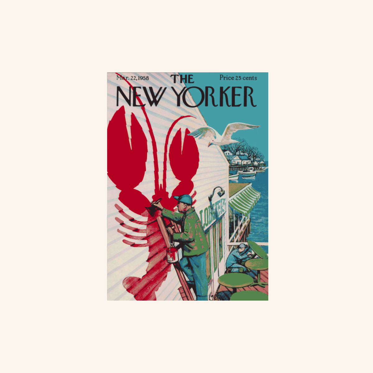 Carte postale - Lobster - The New Yorker
