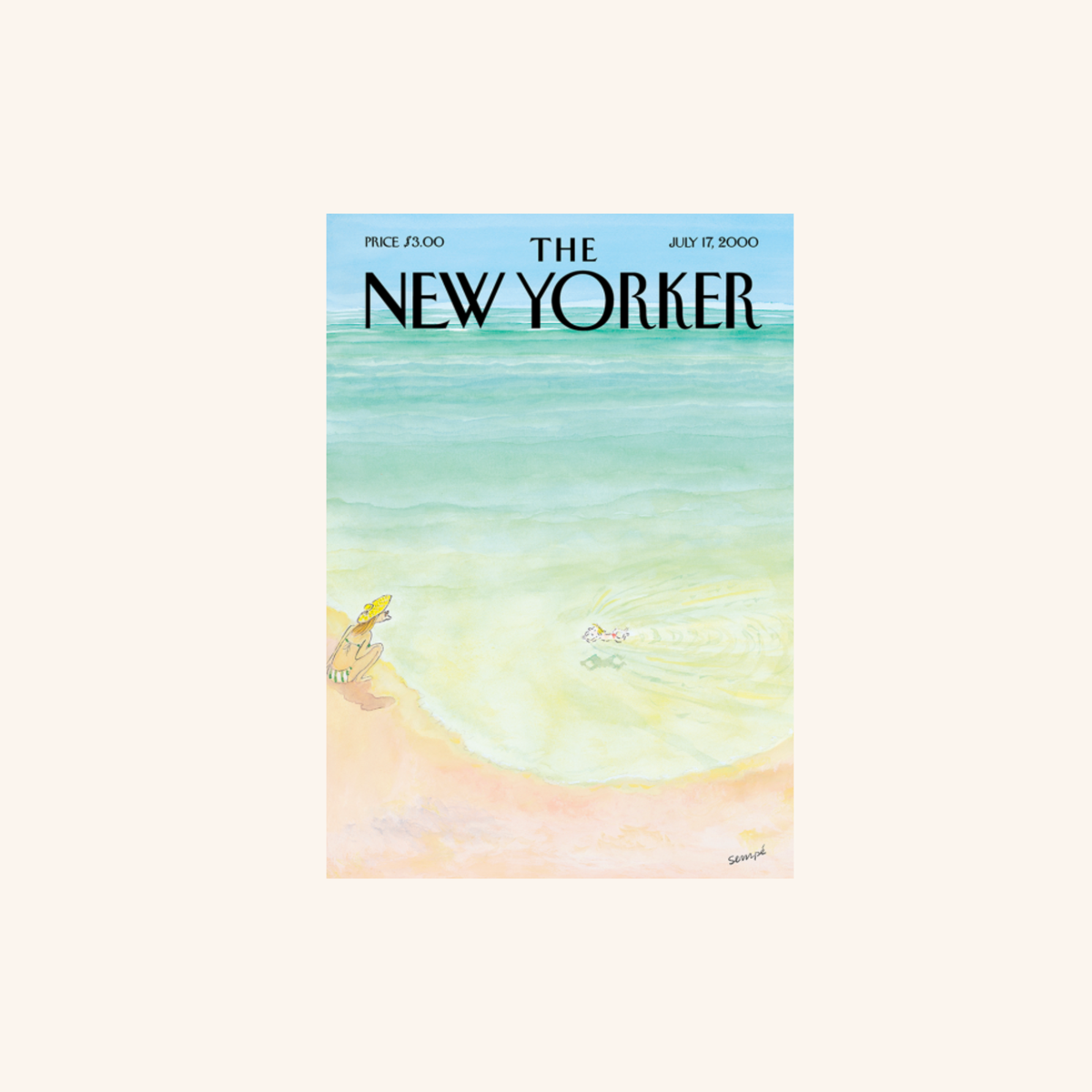 Carte postale - Man Doing a Handstand - The New Yorker