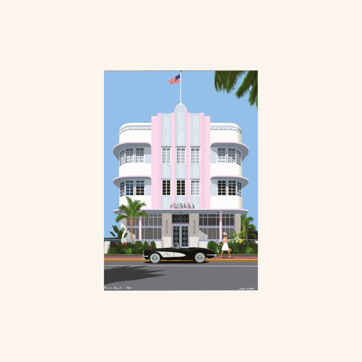 Carte postale - Miami - Paulo Mariotti