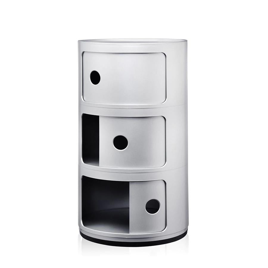 Chevet Componibili 3 - Silver